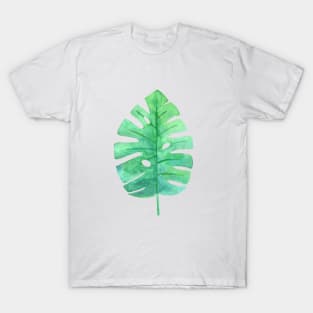 Monstera Lush Green Leaf T-Shirt